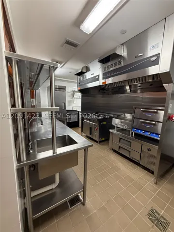 Commercial kitchen for party room