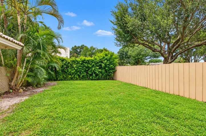 West Side yard