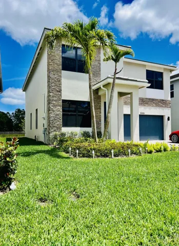 House Front and Front Lawn