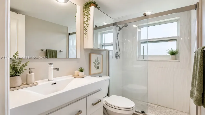 Virtually staged to help you visualize the space and inspire décor ideas.