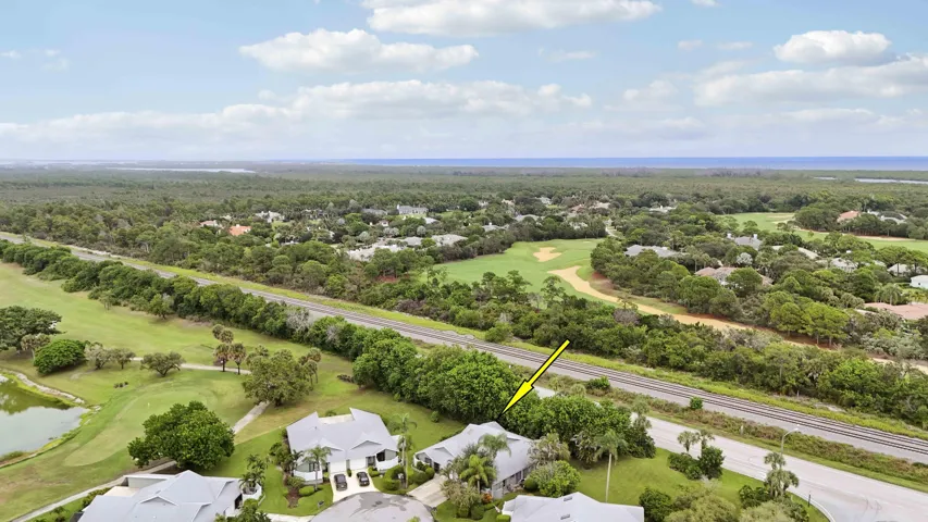 Aerial with golf course I