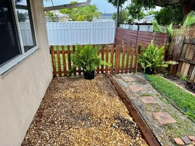 Walkway to Backyard