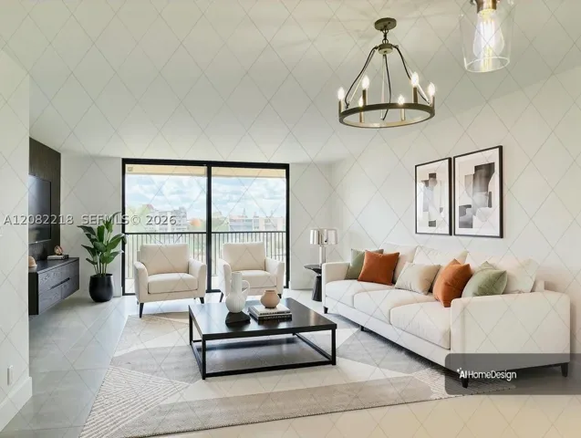 staged living room