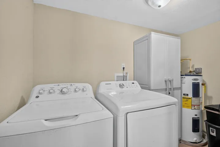Laundry and storage closet