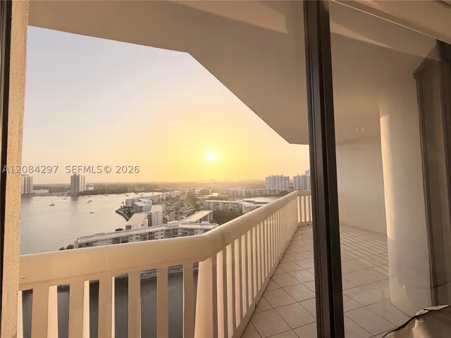 View from breakfast area