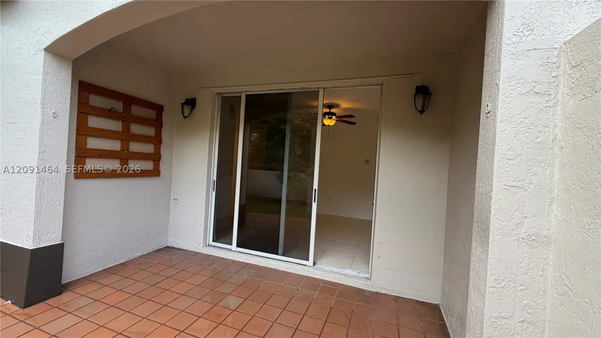 Patio and fenced yard