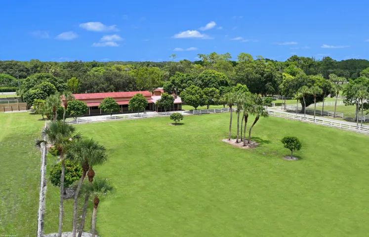 Aerial of Barn