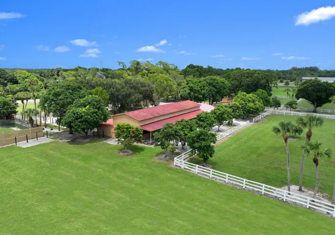 Aerial of Barn