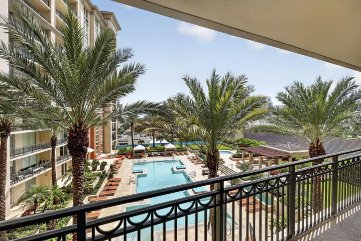 Pool-Facing Balcony Views