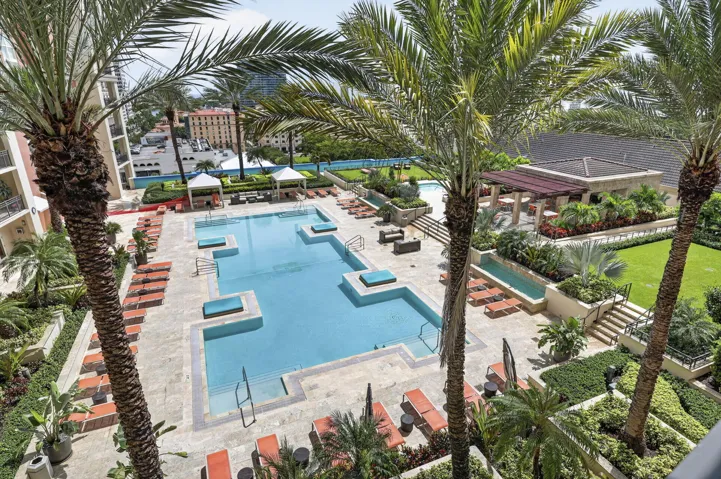 Pool-Facing Balcony Views