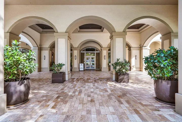 Covered Valet Entrance