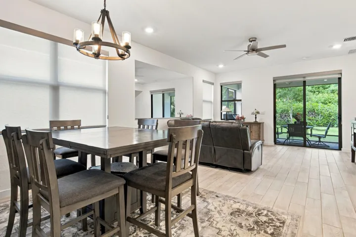 Open concept Dining Area