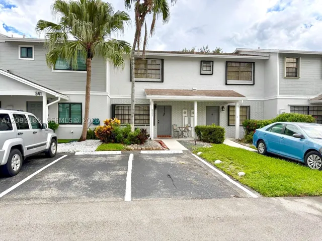 2 parking spaces in front of property.