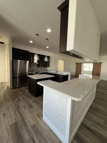 AI staged kitchen