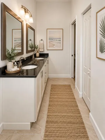 AI staged 2nd bathroom