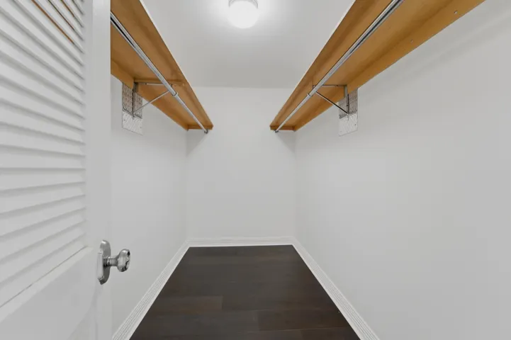 Master walk in closet