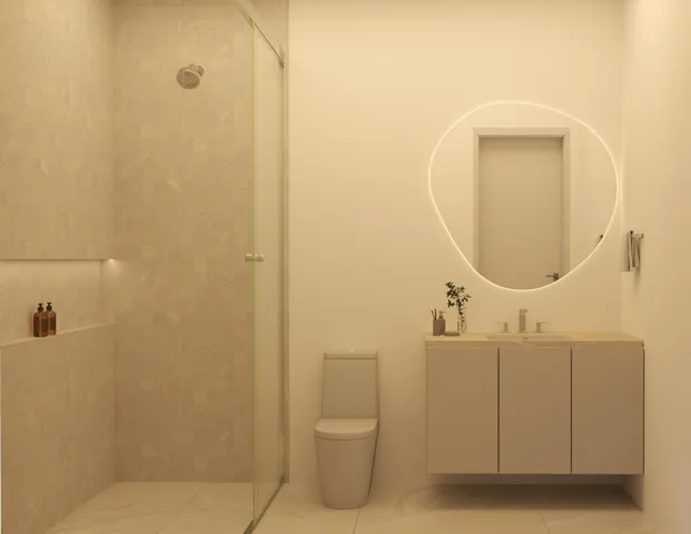 Bathroom bed 2