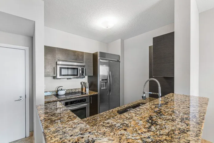 Kitchen with Granite Countertops