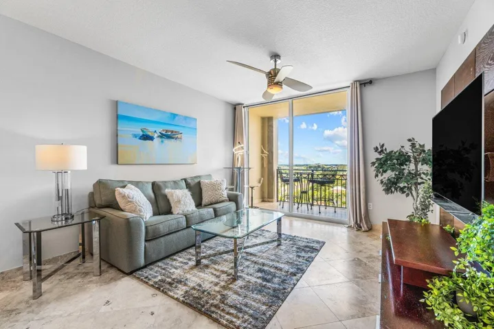Living Room & Covered Balcony