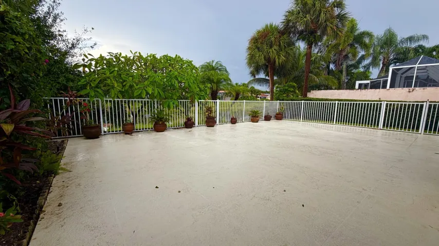 Fenced Patio
