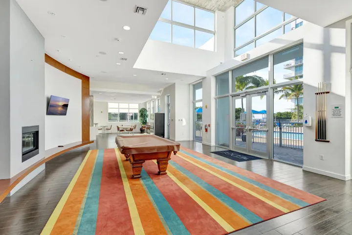 Fireplace and Billiards