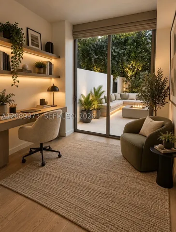 1 bedroom/office  Downstairs - Virtually Staged