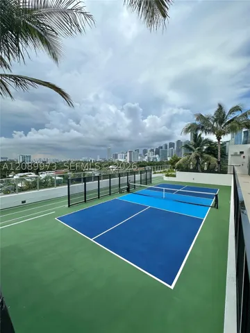 Pickleball court