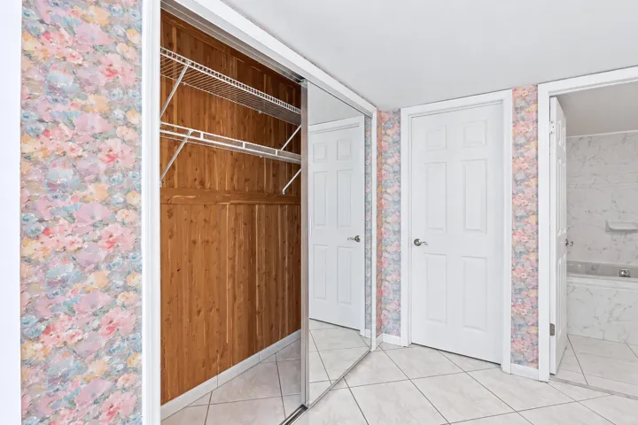Cedar-Lined Closet in Master Suite