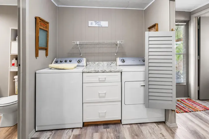 washer and dryer