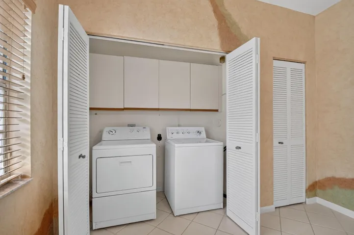 Laundry closet