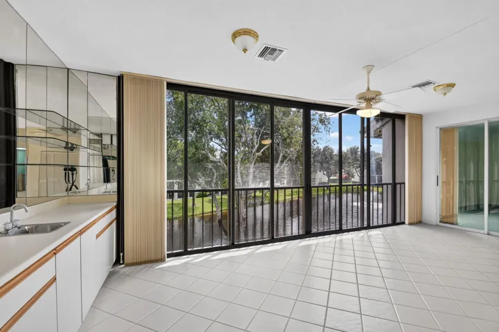 Glass enclosed Florida Room