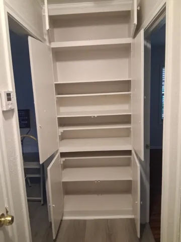 Hall cabinet interior