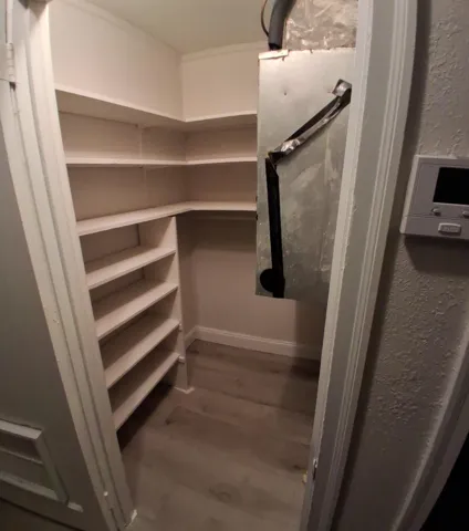 Utility closet storage