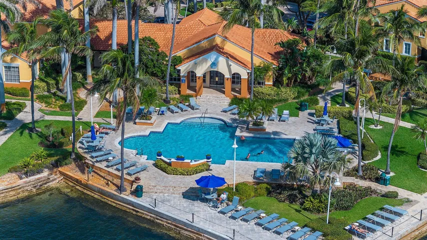 YACHT CLUB ARIEL POOL CLUBHOUSE