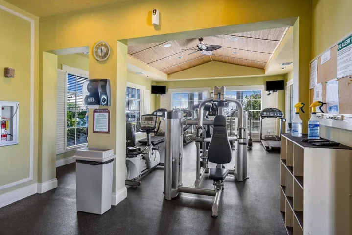 YACHT CLUB GYM FACING WATER