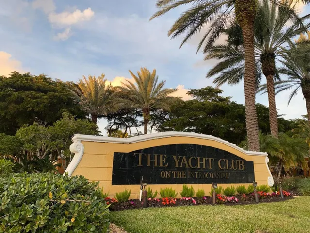 YACHT CLUB SIGN FRONT AREA