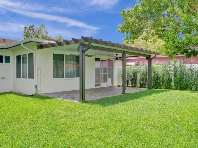 Large yard