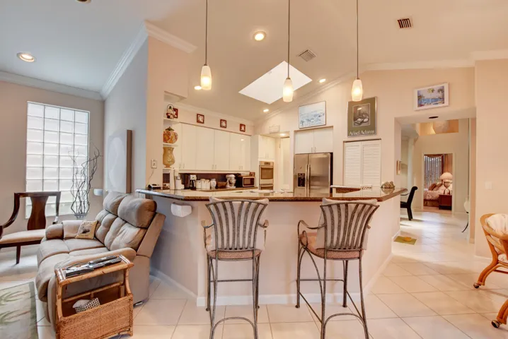 View to Kitchen from family room