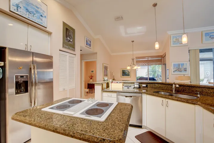 Kitchen stainless appliances