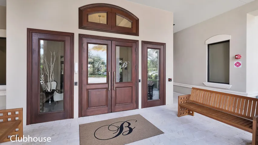 ENTRANCE TO CLUBHOUSE