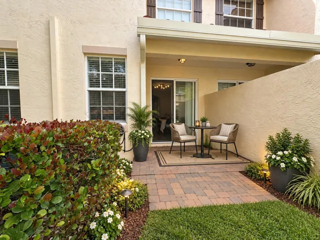 Virtually Staged Back Patio
