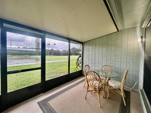 Screened in porch