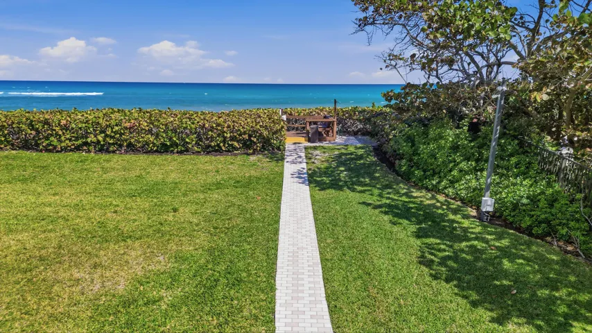 Walkway to private Beach