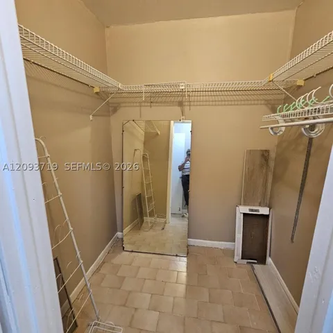 large walk in closet in primary BR