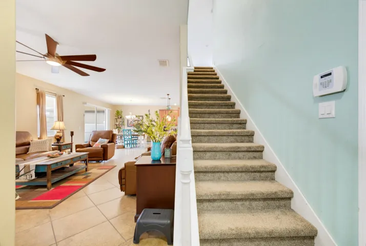 Living Room and Stairs