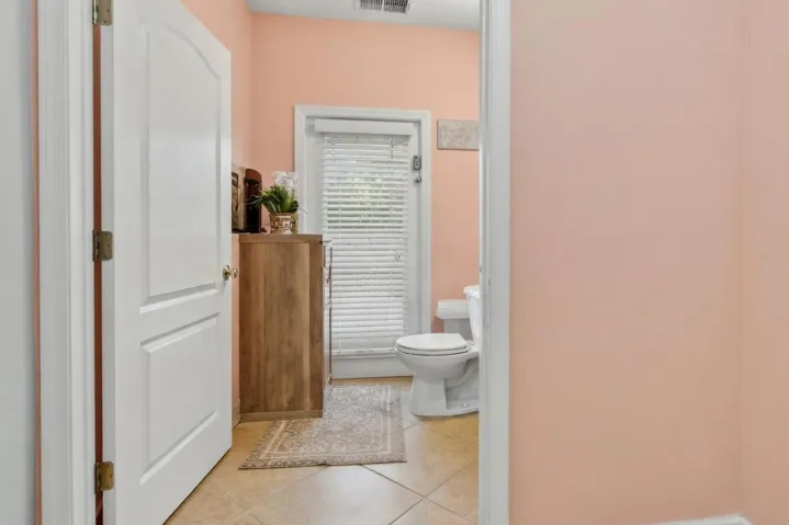 Half Bath Off Pool