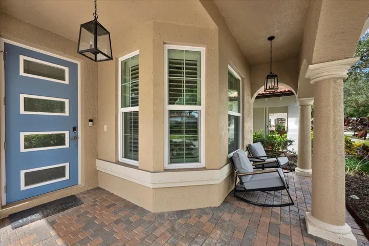 Inviting Porch Entryway