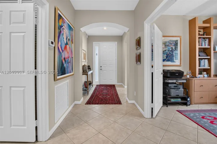 Welcoming entryway.