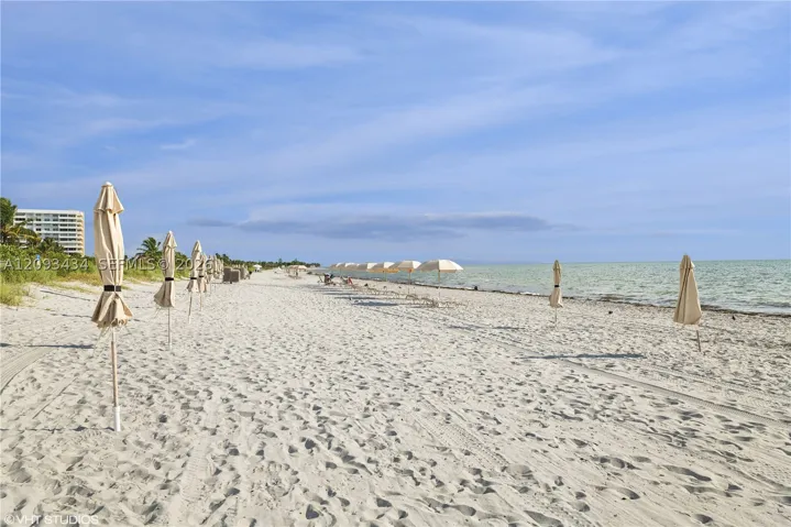 Private beach