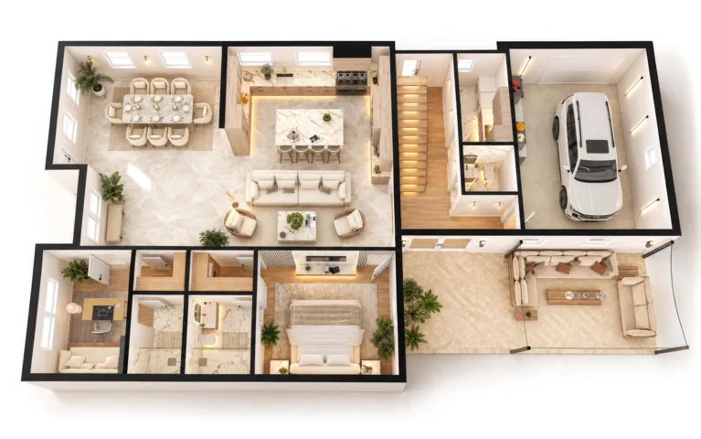 Jasinski 3D plan_1 Floor
